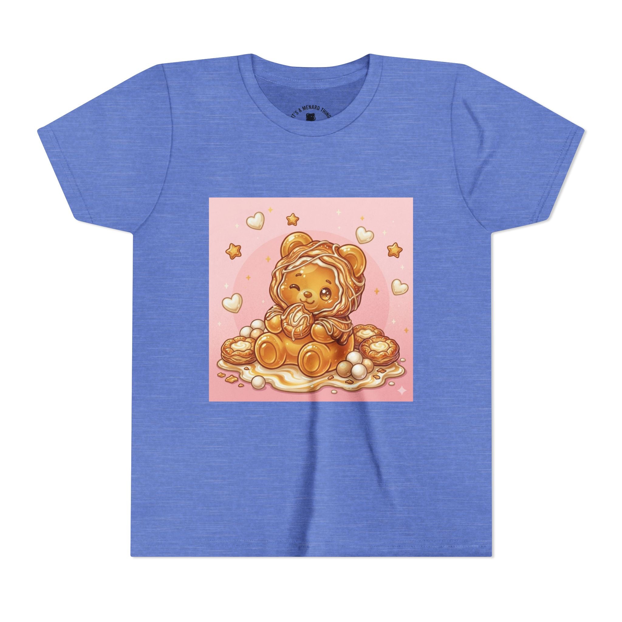 Cheese Danish Gooey Gummy Bear in Puff PJs Graphic Tee