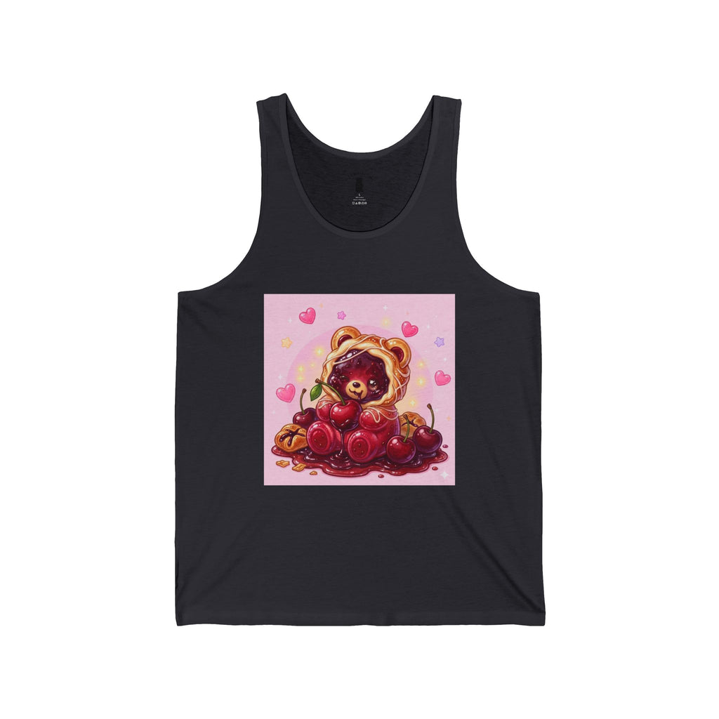 Cherry Danish, Special Puff PJ Pastry Gooey Gummy Bear — Kawaii Graphic Tank Top