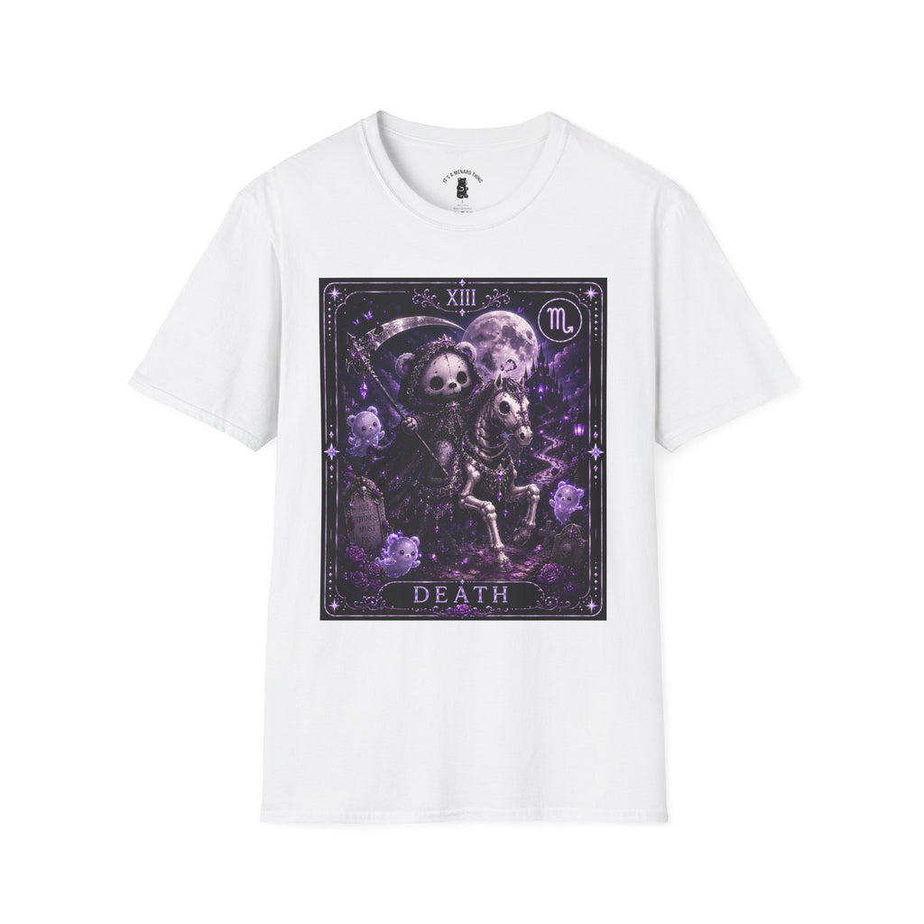 Death Tarot Gothic Skeleton Oozy Bear Special Addition- Graphic Shirt