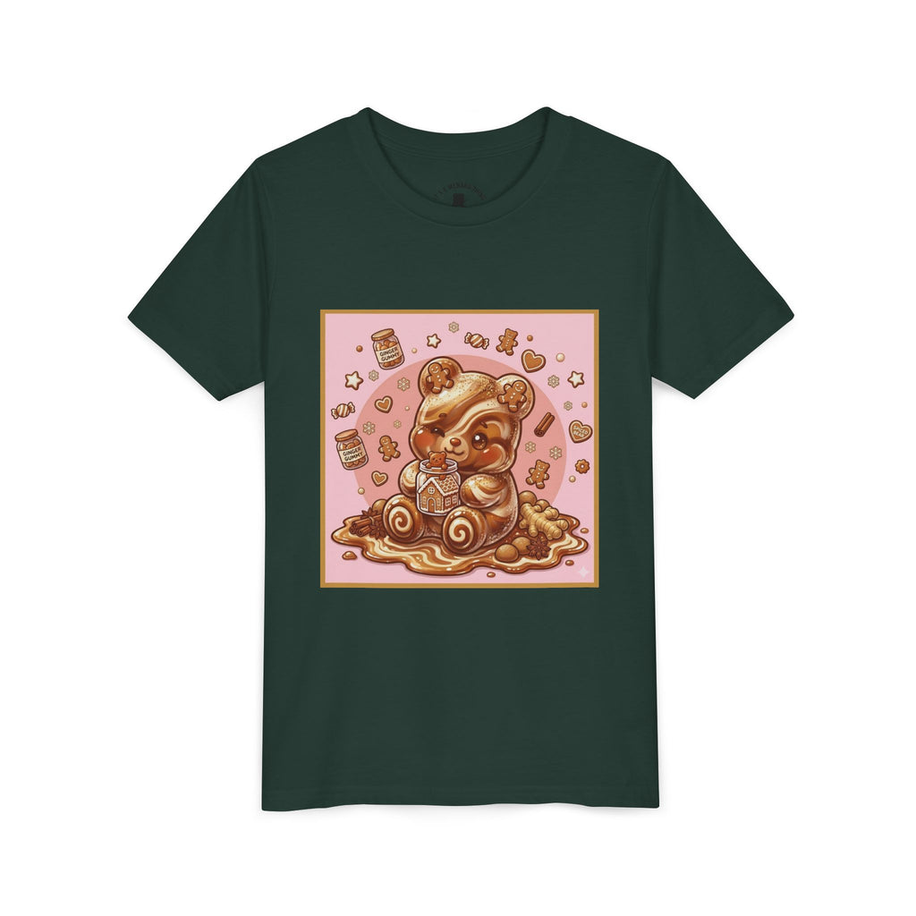 Gooey Gummy Bear Ginger Bread Graphic Youth T-Shirt