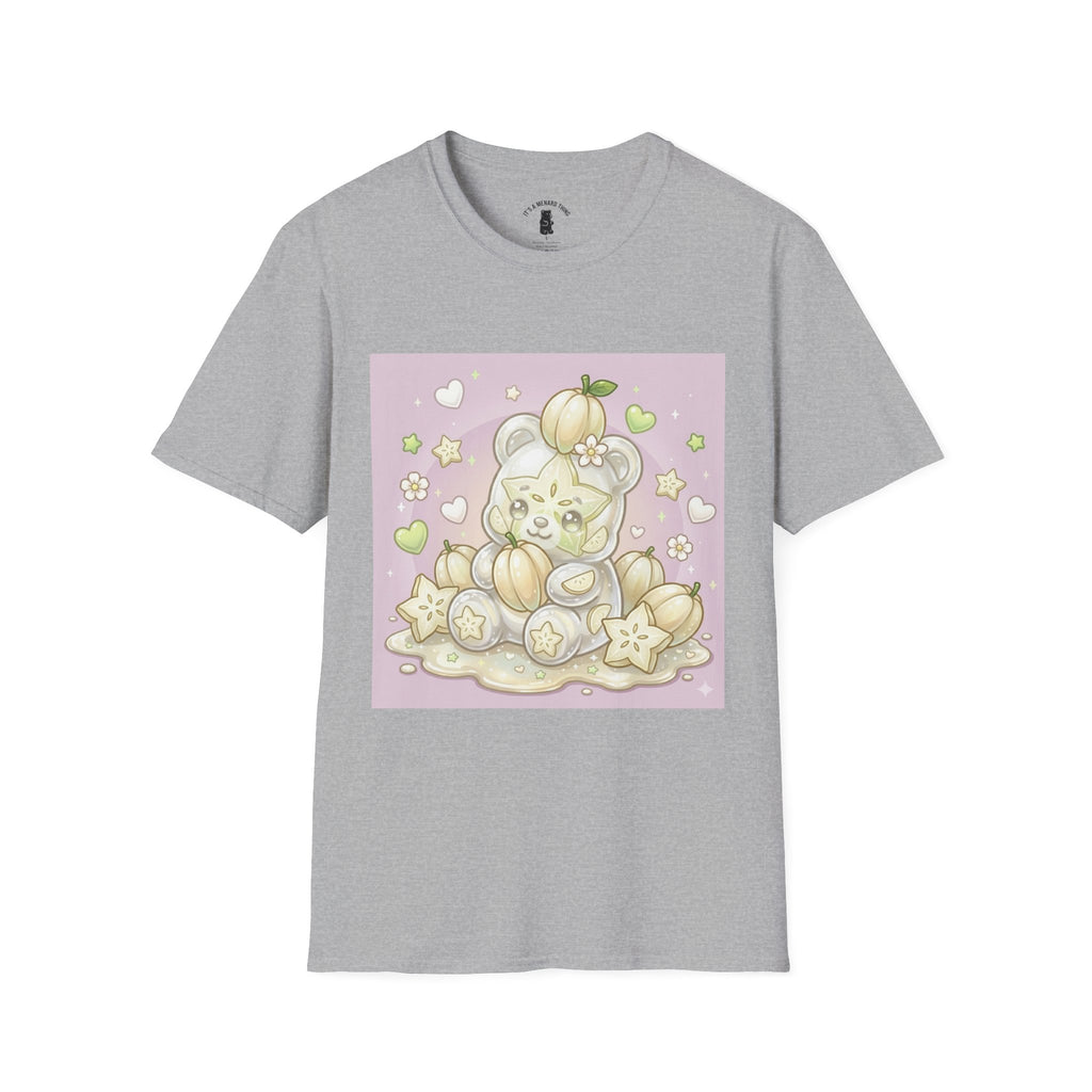 Cute Pumpkin Bear T-Shirt — Pastel Kawaii Fall Tee