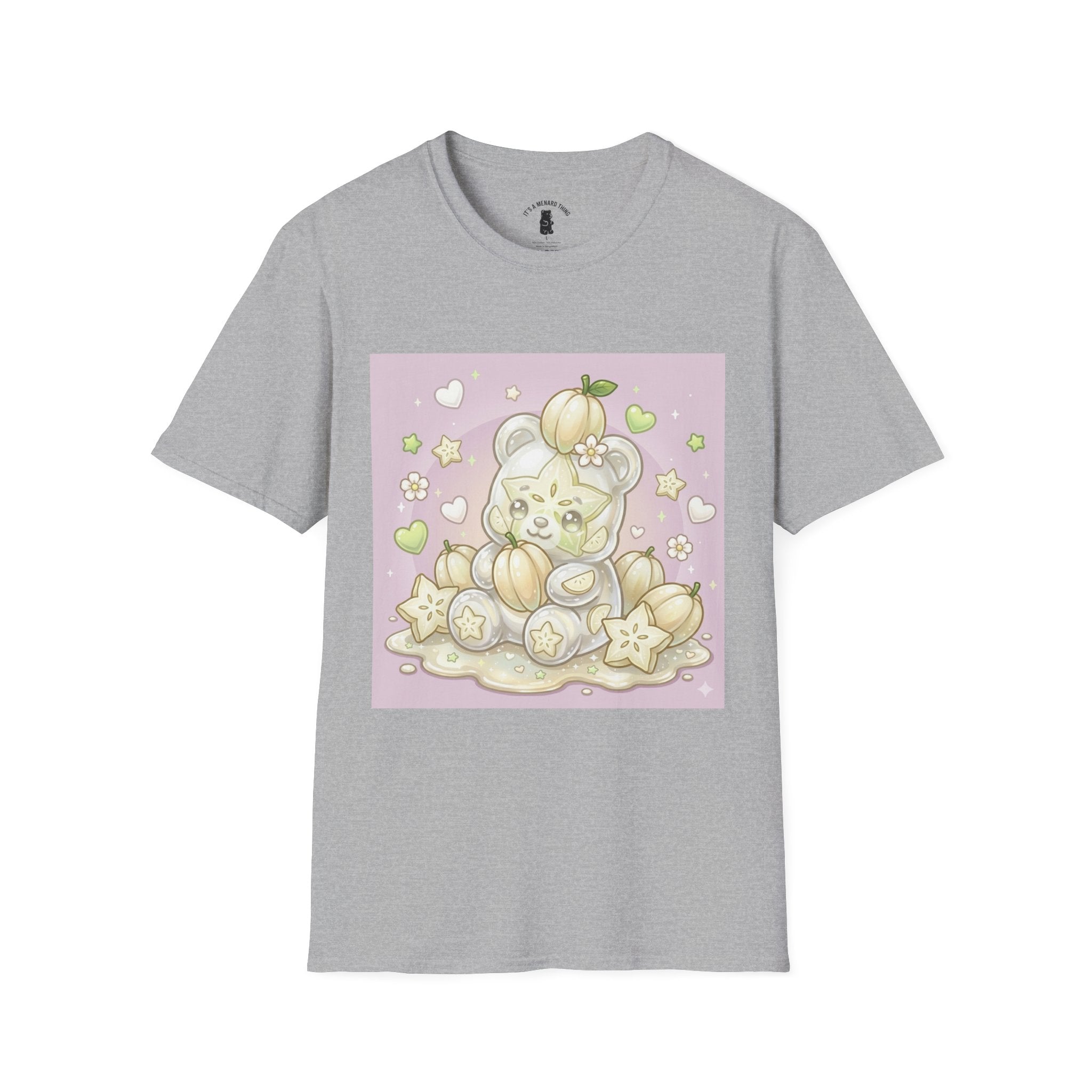 Cute Pumpkin Bear T-Shirt — Pastel Kawaii Fall Tee