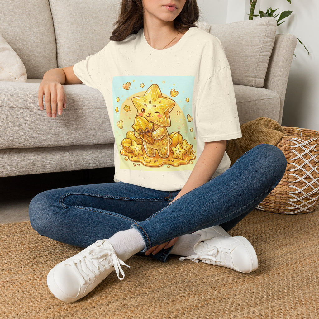 Star Fruit Special Exotic Fruit Oozy Bear Gummy Friend- Kawaii Graphic Shirt