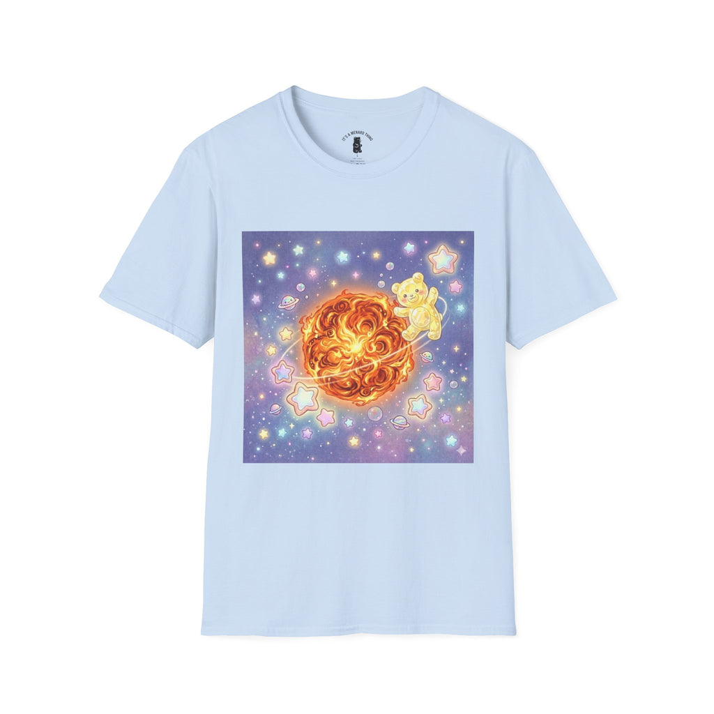 Burning Bright Sun, Yellow Crystal Gooey Gummy — Kawaii Graphic T-Shirt