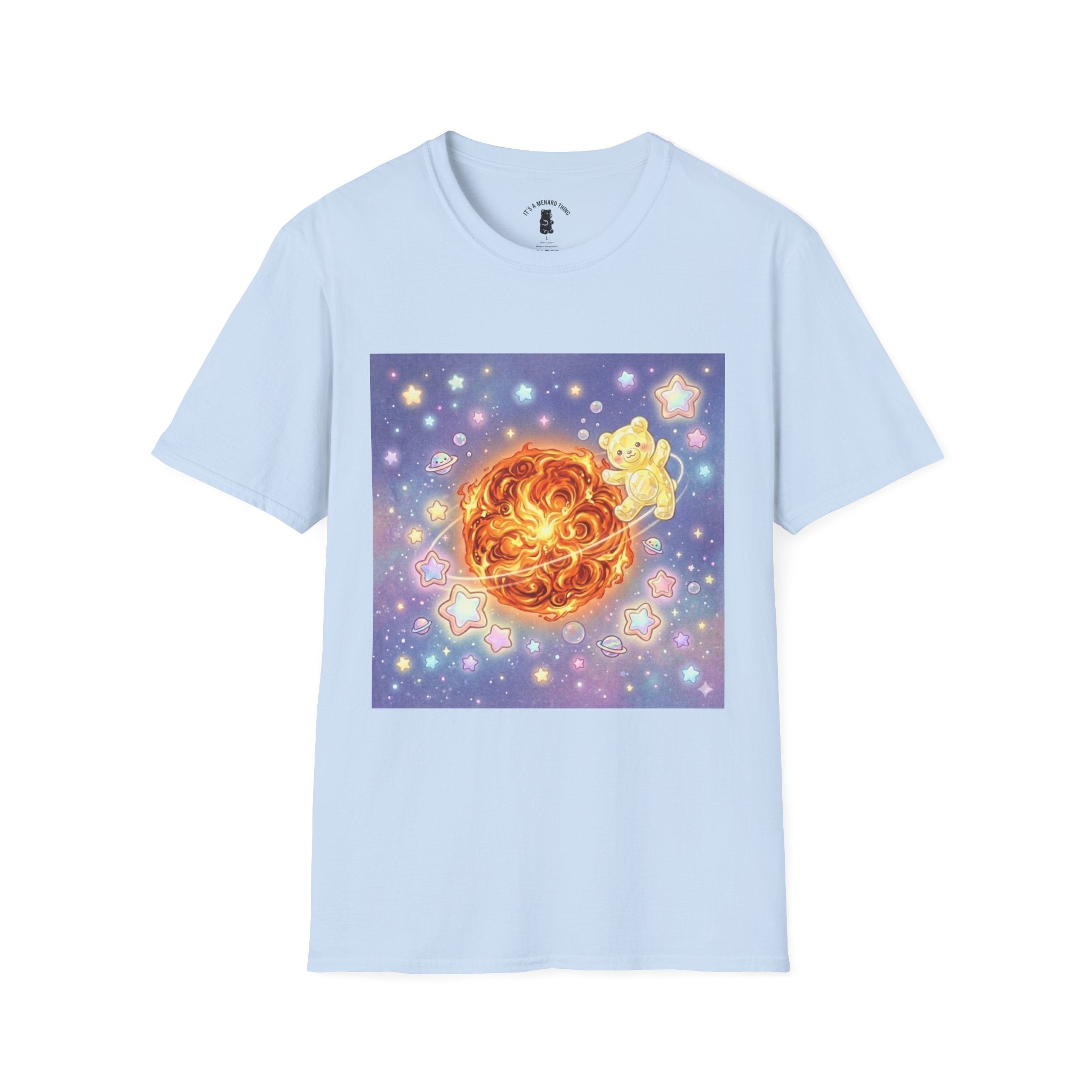 Burning Bright Sun, Yellow Crystal Gooey Gummy — Kawaii Graphic T-Shirt