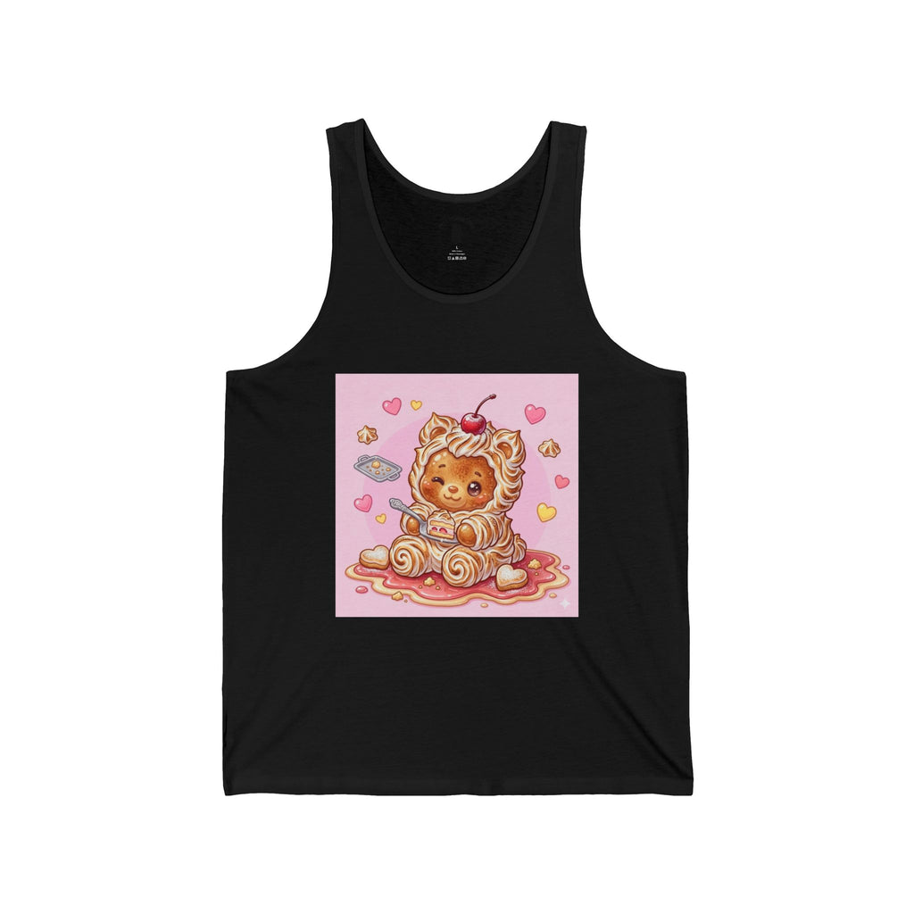 Baked Alaska, Special Gooey Gummy Bear in Whipped PJs — Cute Graphic Tank Top