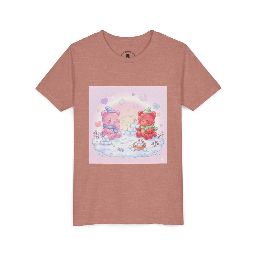 Duo Gooey Gummy Bear Snowball game T-Shirt