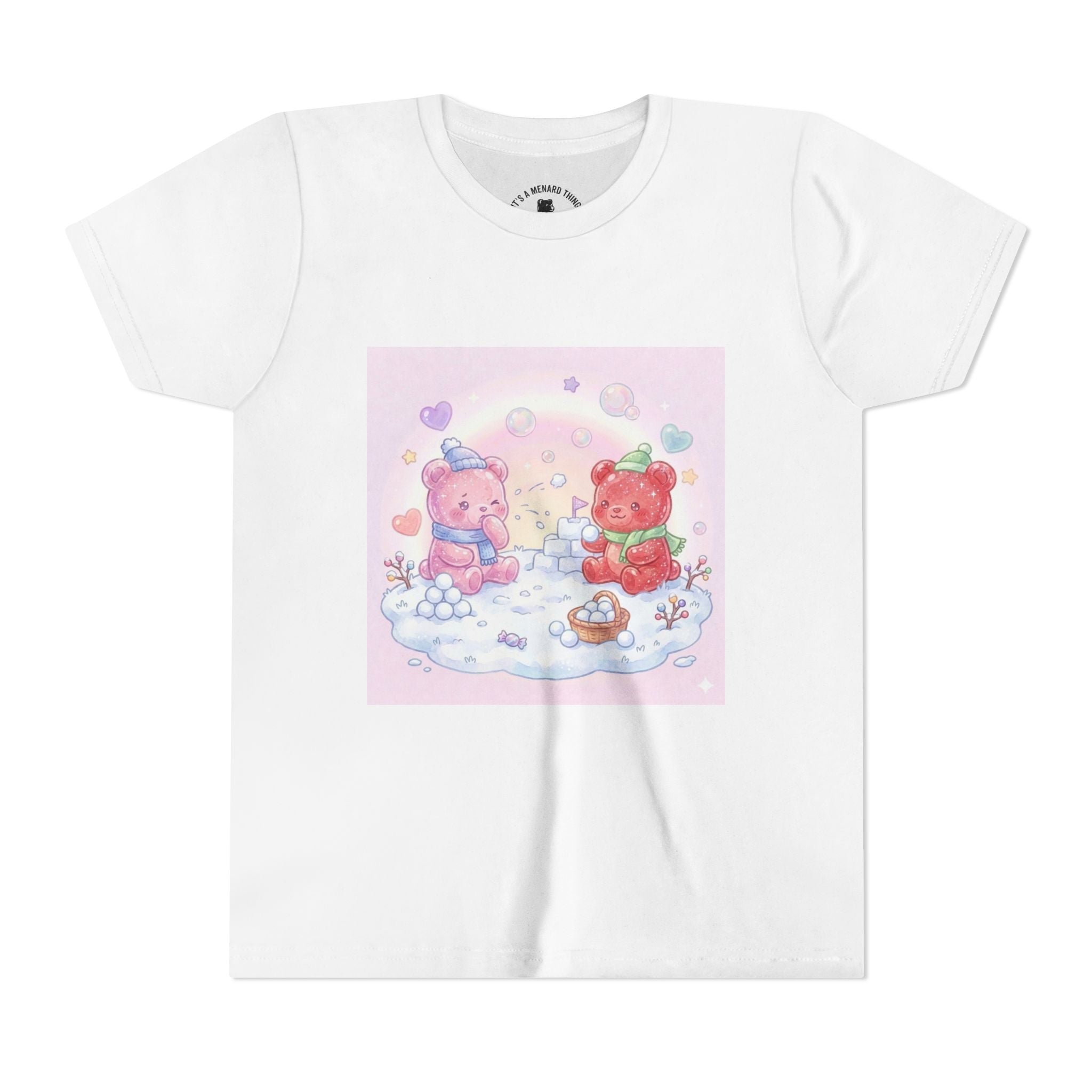 Duo Gooey Gummy Bear Snowball game T-Shirt