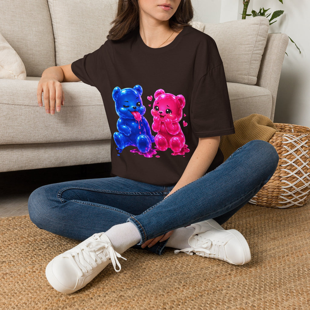 Any Suggestions? Special Additon Oozy Bears Gummy Couple- Graphic Shirt