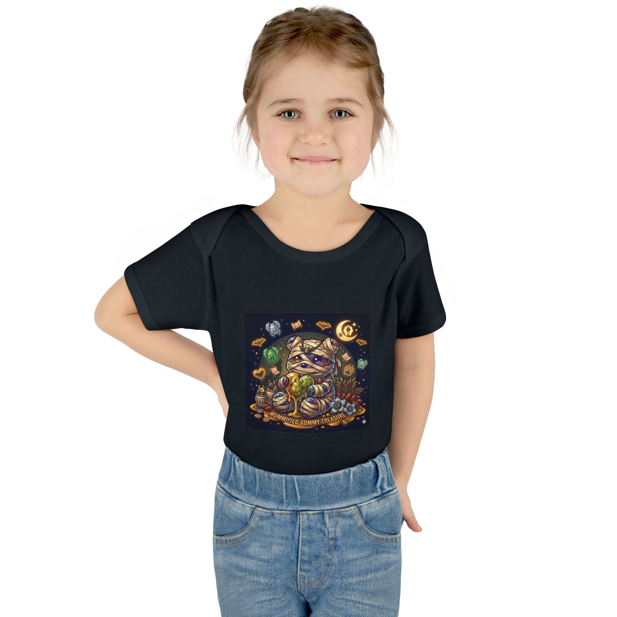 Infant Bodysuit - Cute Gooey Mummy Bear Halloween