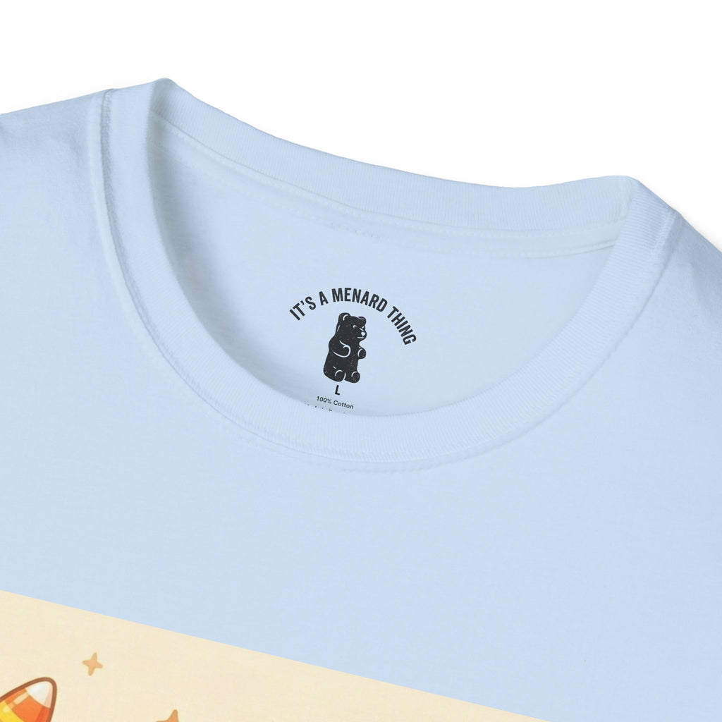 Cute Candy Corn Gooey Gummy Bear — Kawaii Graphic T-Shirt