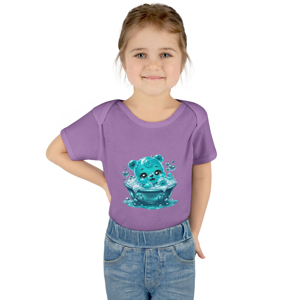 Adorable Bubble Bath Oozy Baby Gummy Bear Cutie Addition- Graphic Onesie