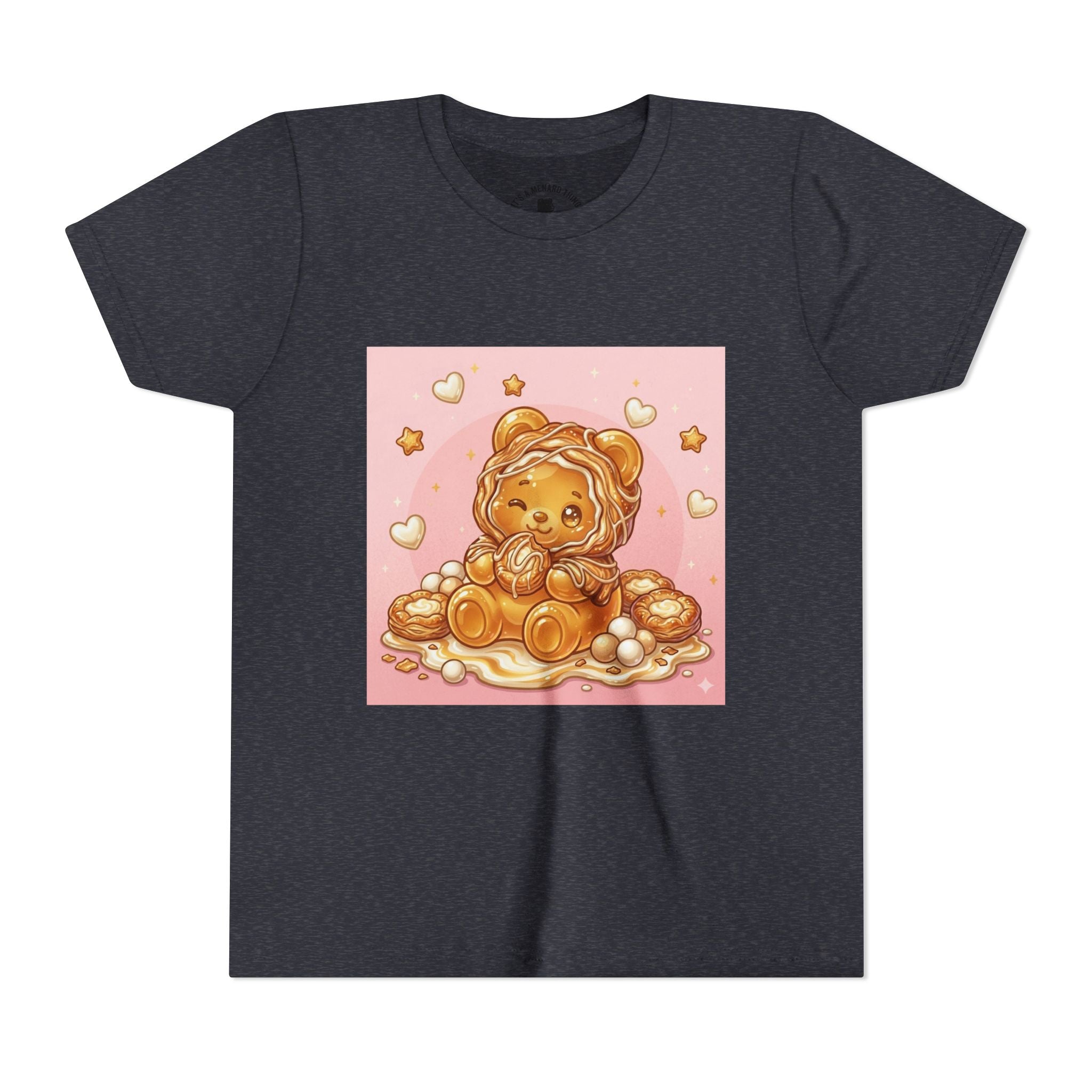 Cheese Danish Gooey Gummy Bear in Puff PJs Graphic Tee