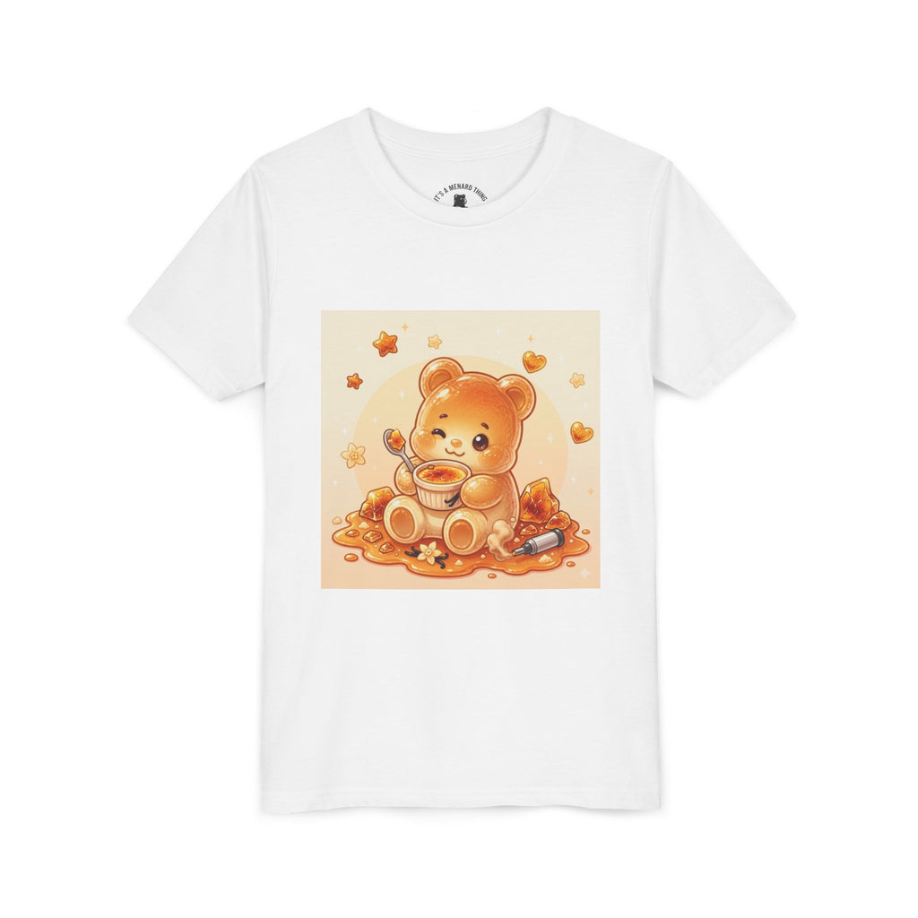 Cream Brulé Crunch Gooey Gummy Bear Graphic Youth Shirt