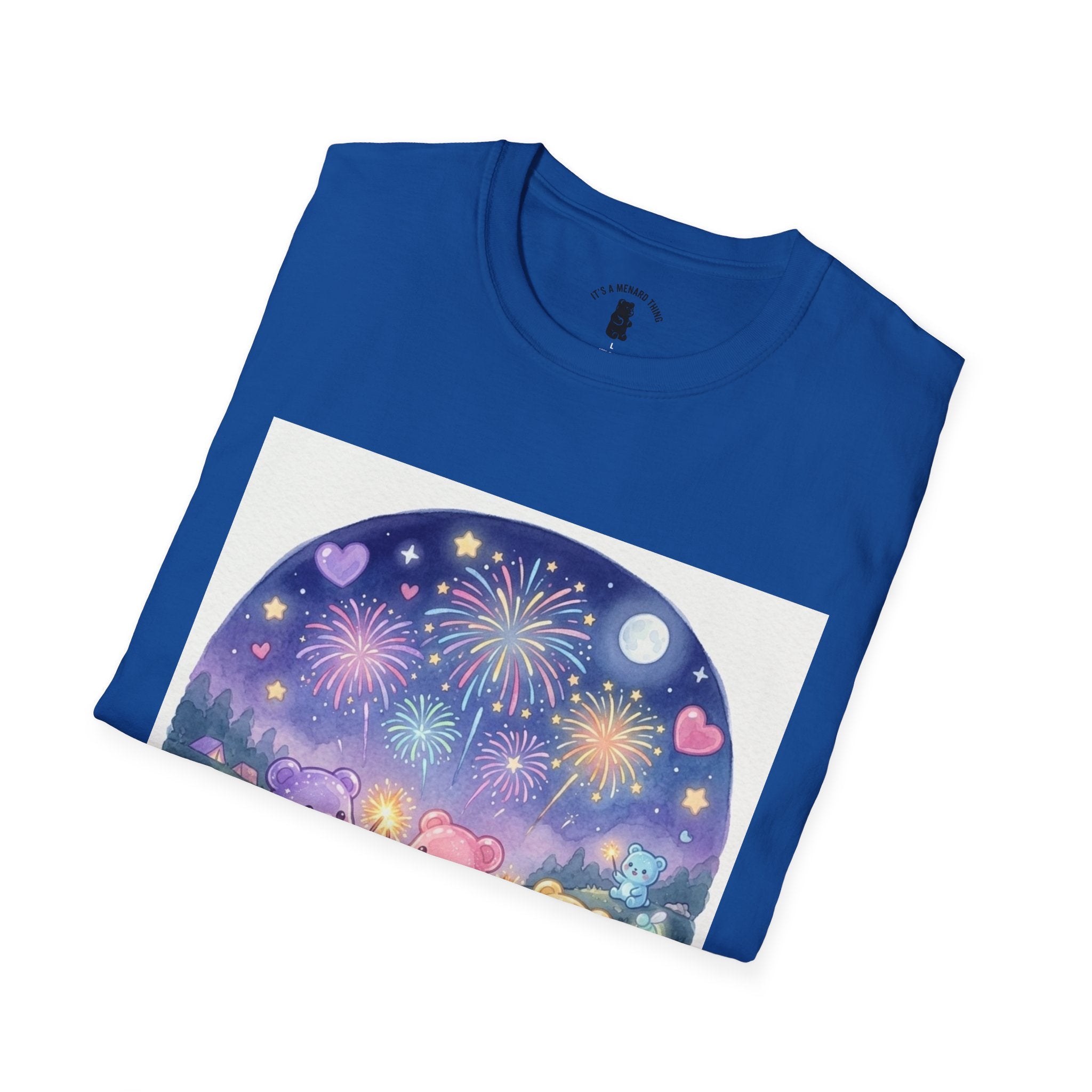 Firework wonder, Gooey Gummy bear Friends- Kawaii Graphic T-Shirt
