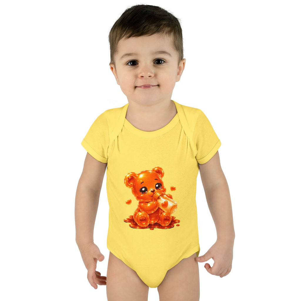 Snack Time, Oozy Baby Gummy Bear Cutie Special Addition- Graphic Onesie