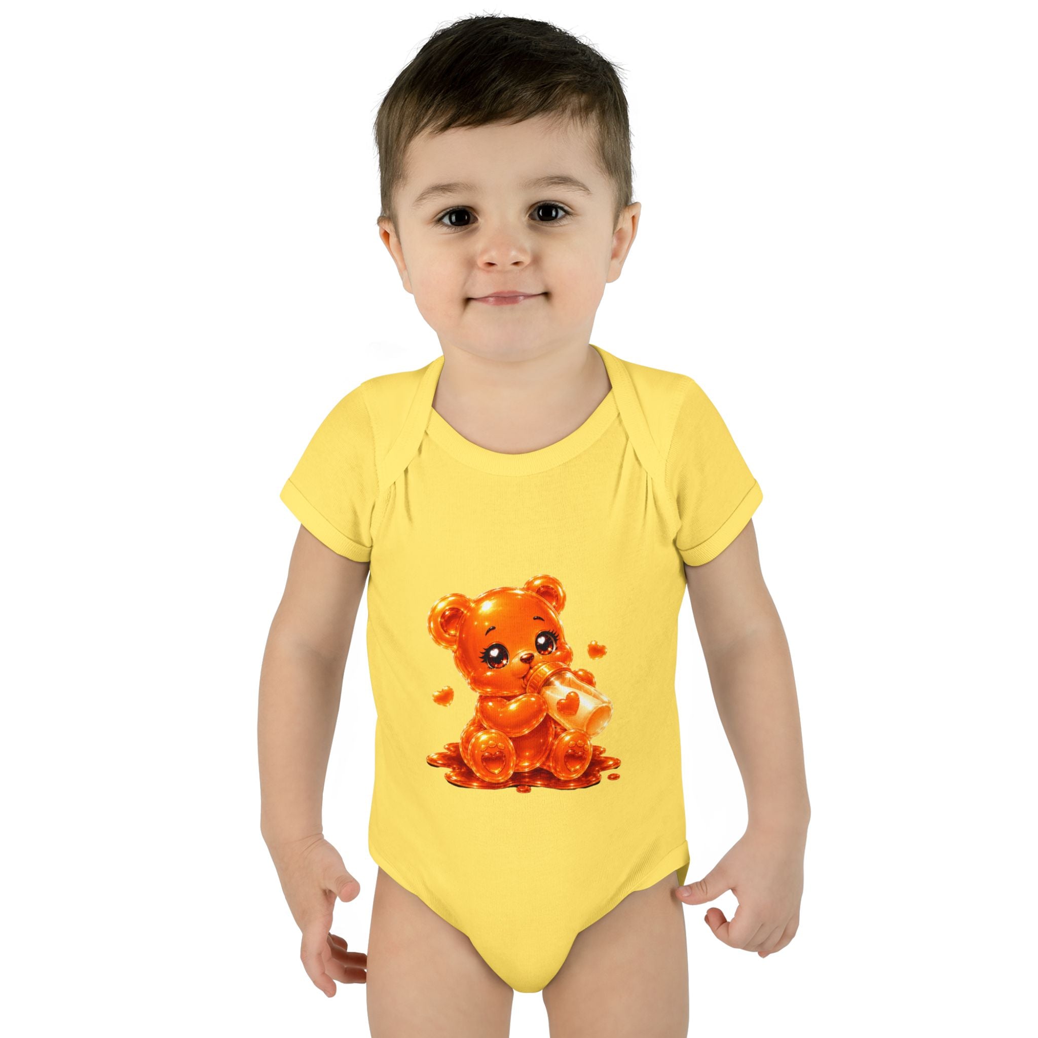Snack Time, Oozy Baby Gummy Bear Cutie Special Addition- Graphic Onesie