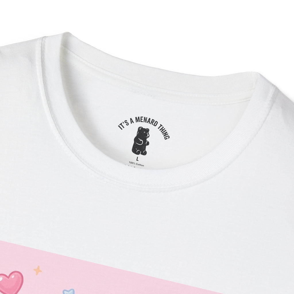 Lemon Margarine Pie & Whipped Cream Gooey Gummy Bear — Kawaii Graphic T-Shirt