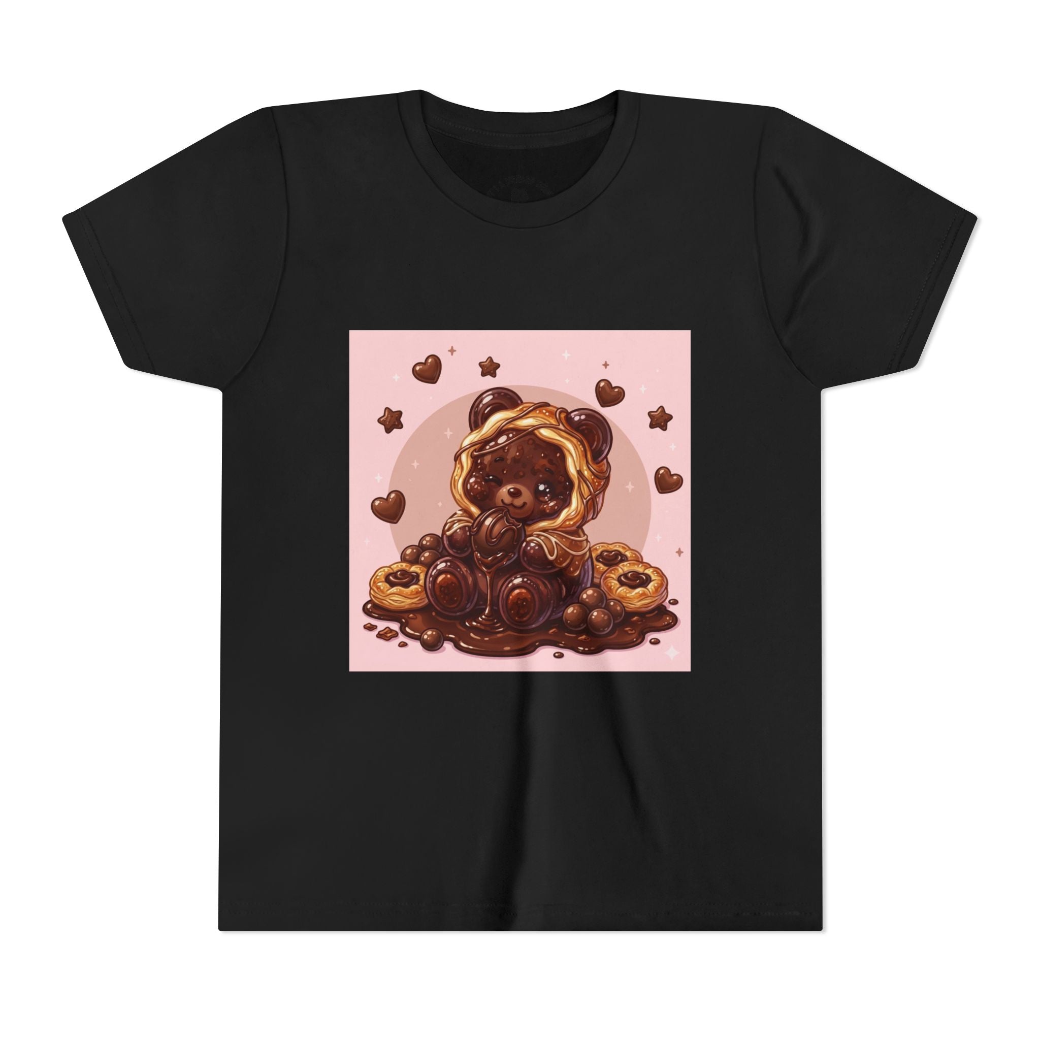 Chocolate Danish Gooey Gummy Bear Cute Kids Shirt