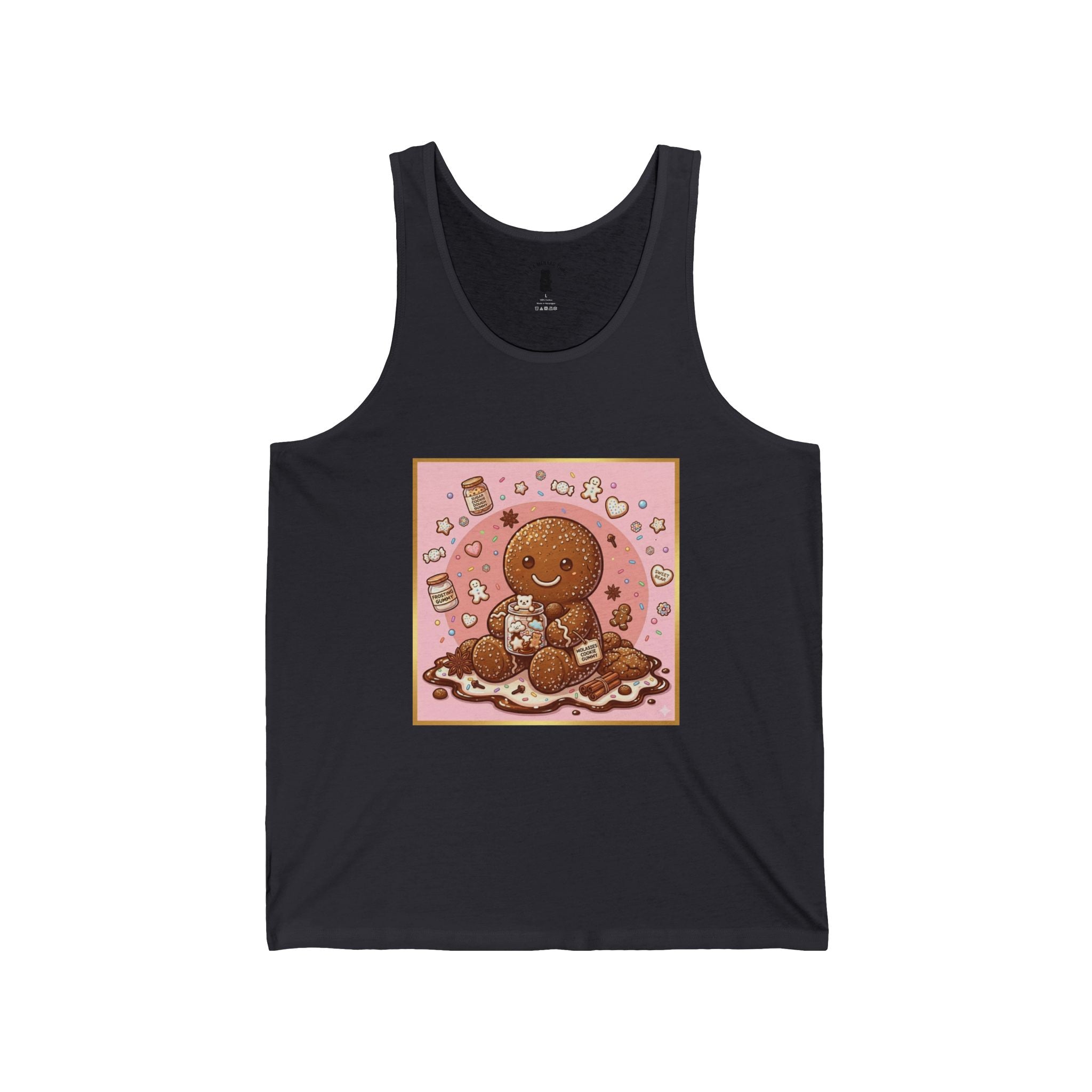 My Little Molasses man, Gooey Non-Gummy Friend — Kawaii Graphic Tank Top