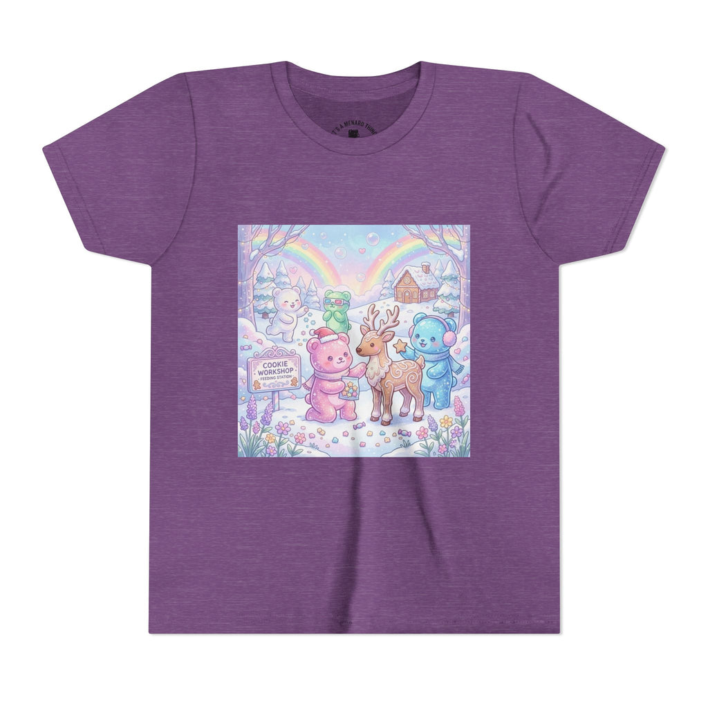 Gooey Gummies Feed Reindeer Graphic Youth Shirt