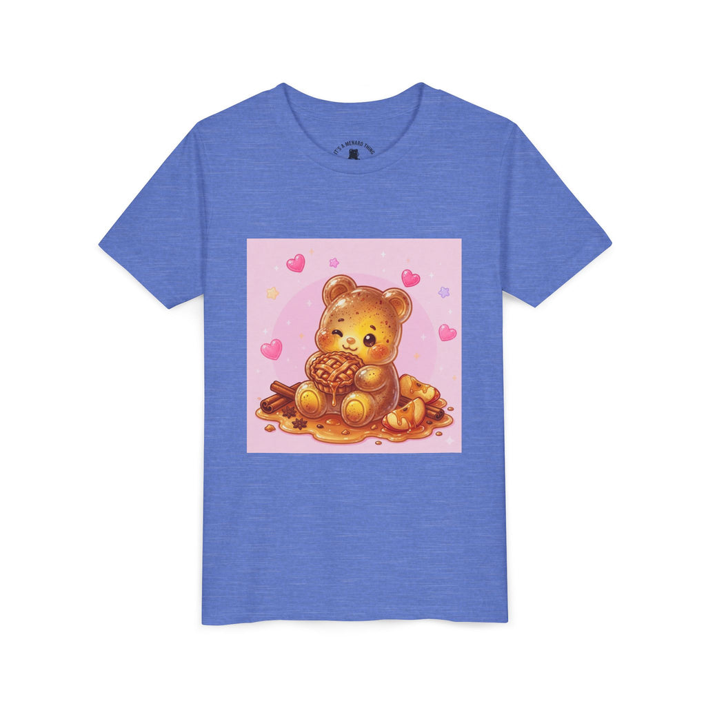 Warm Apple Cinnamon Pie Gooey Gummy Bear Hearts Youth Tee