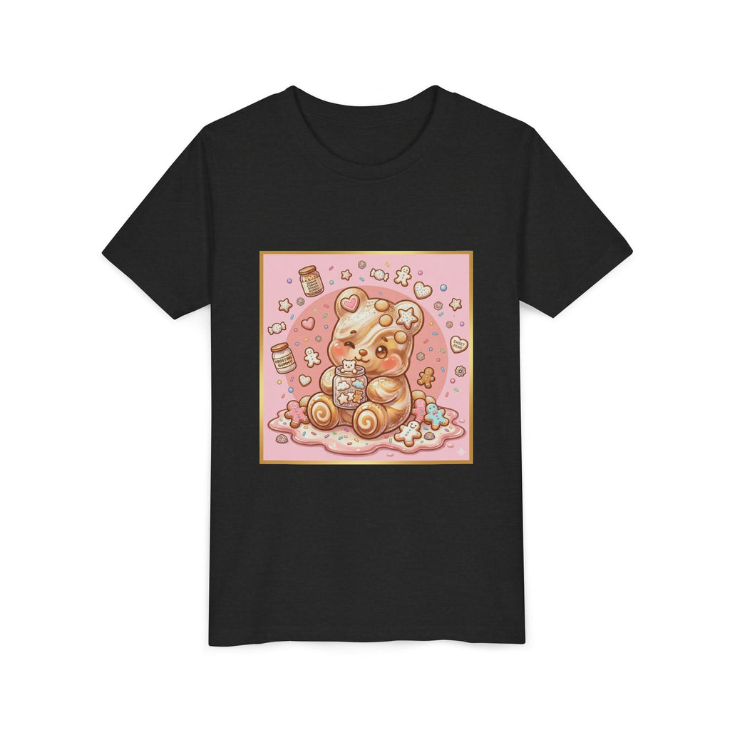 Sugar Frosted Holiday Cookie Gooey Gummy Bear Youth T-Shirt