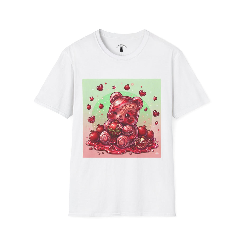 Pomegrante Red Gooey Gummy Bear — Cute Graphic Tee
