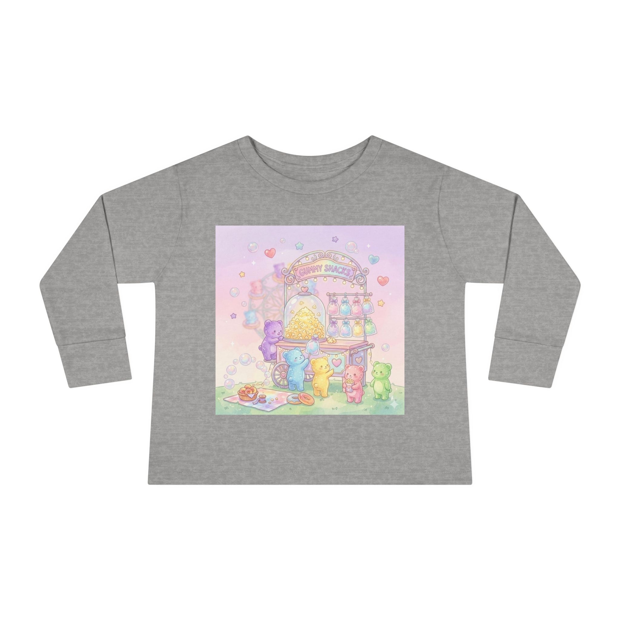 Special Candy Cart, Carnival Oozy Bear Friends- Graphic Long Sleeve Shirt
