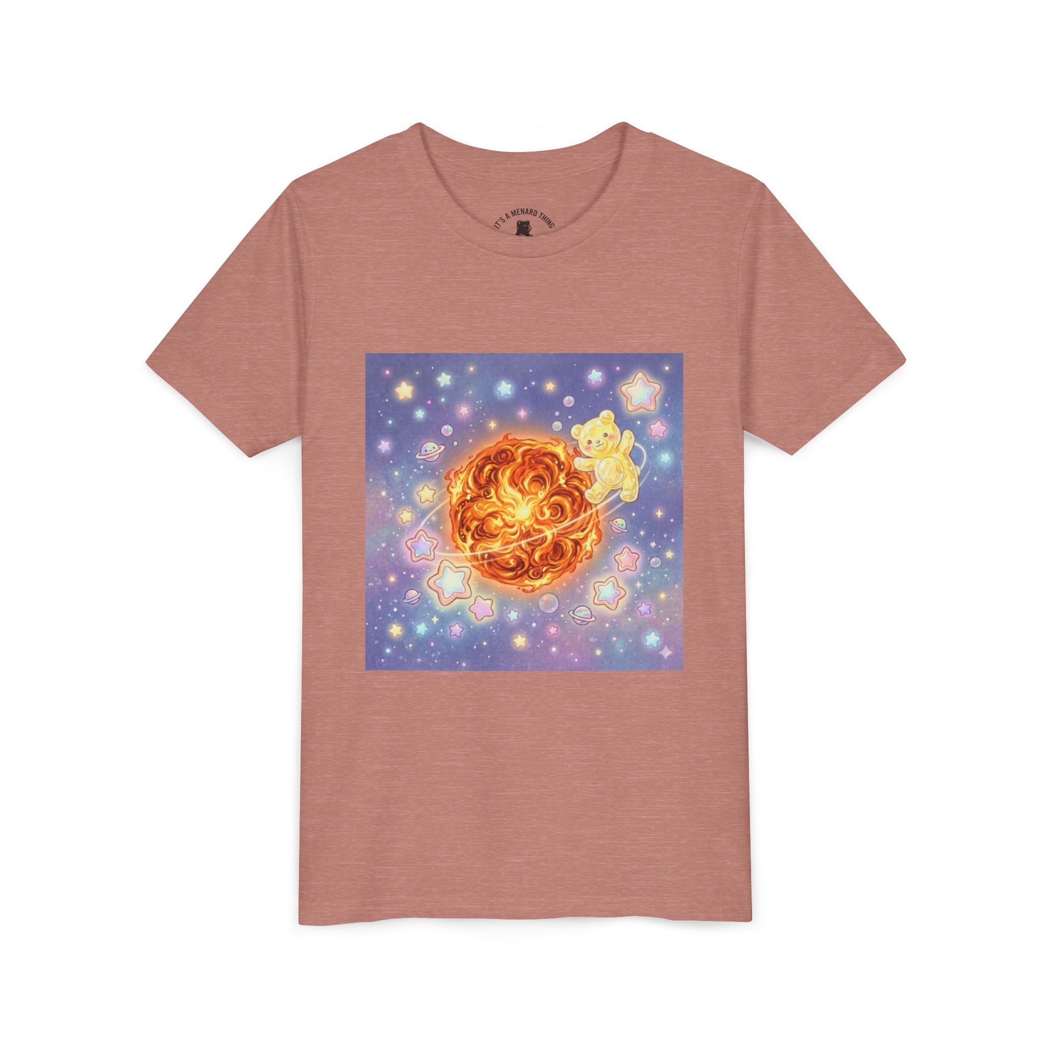 Toasted Cinnamon Sun Gooey Crystal Gummy Bear —Stars Galaxy Design