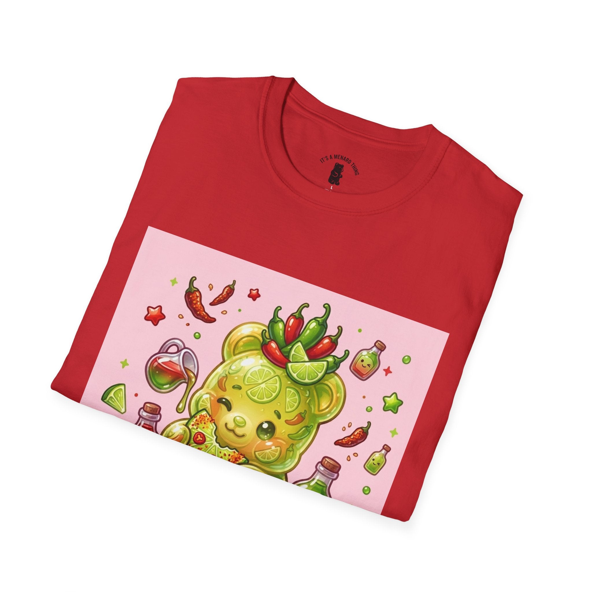Adorable sweet Chili Lime, Exotic Gooey Gummy Bear— Kawaii Graphic T-Shirt