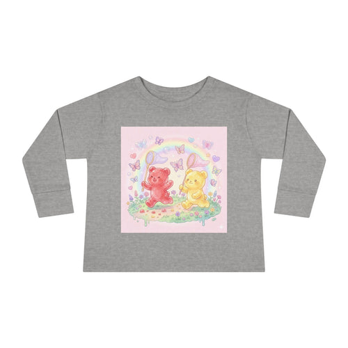 Catchin Butterflies, Oozy Bear Duo Friends- Graphic Long Sleeve Shirt