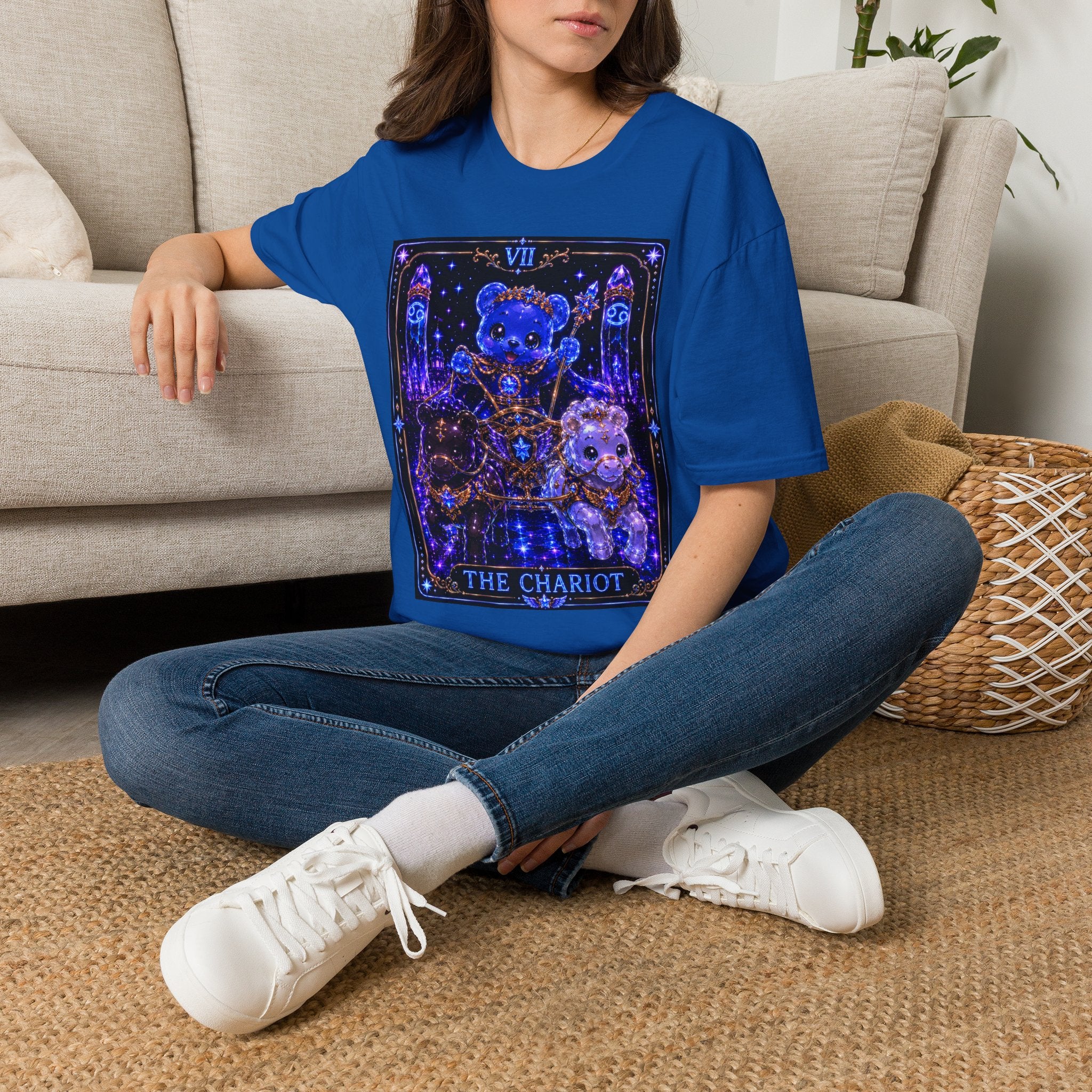 The Chariot Tarot Cosmic Oozy Bear Friend Special Addition- Graphic Shirt
