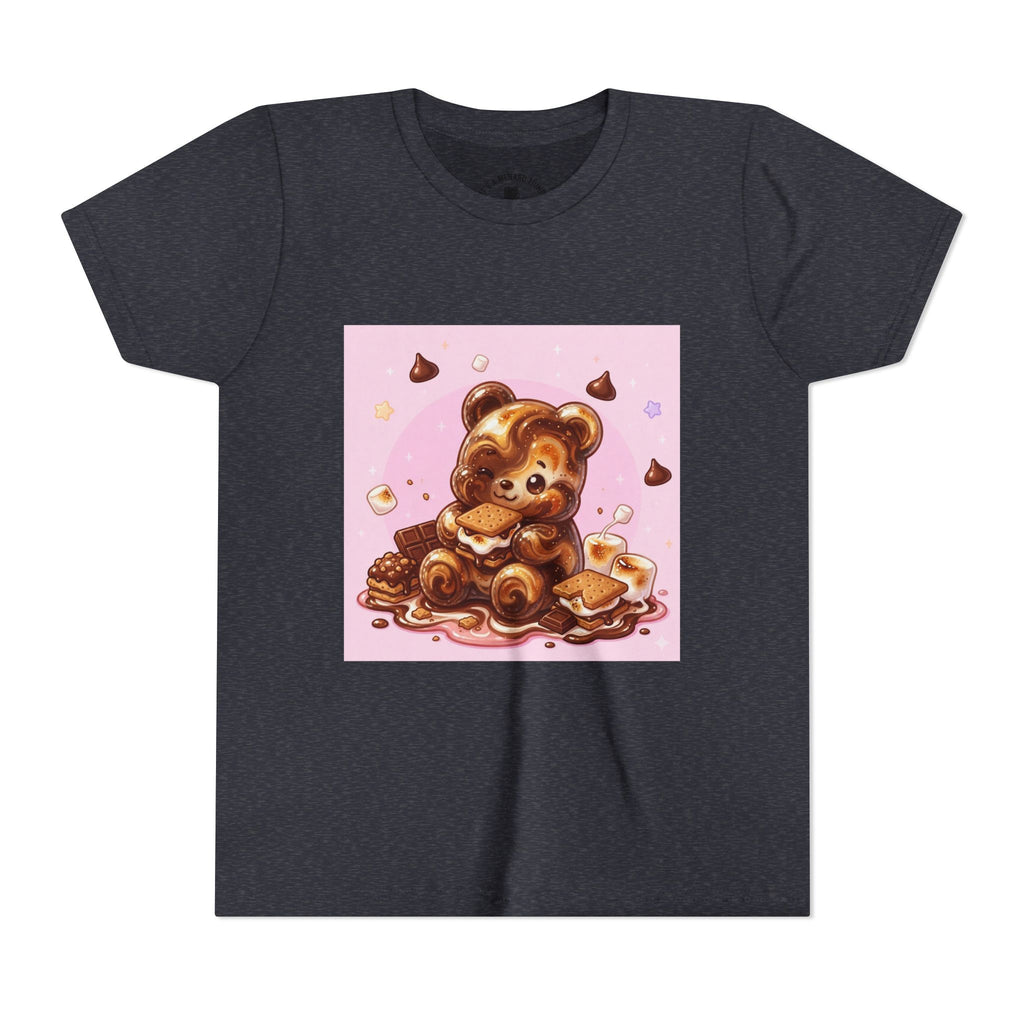 Chocolate, Marshmello S'more Gooey Fudge Gummy Bear Dessert Graphic Tee