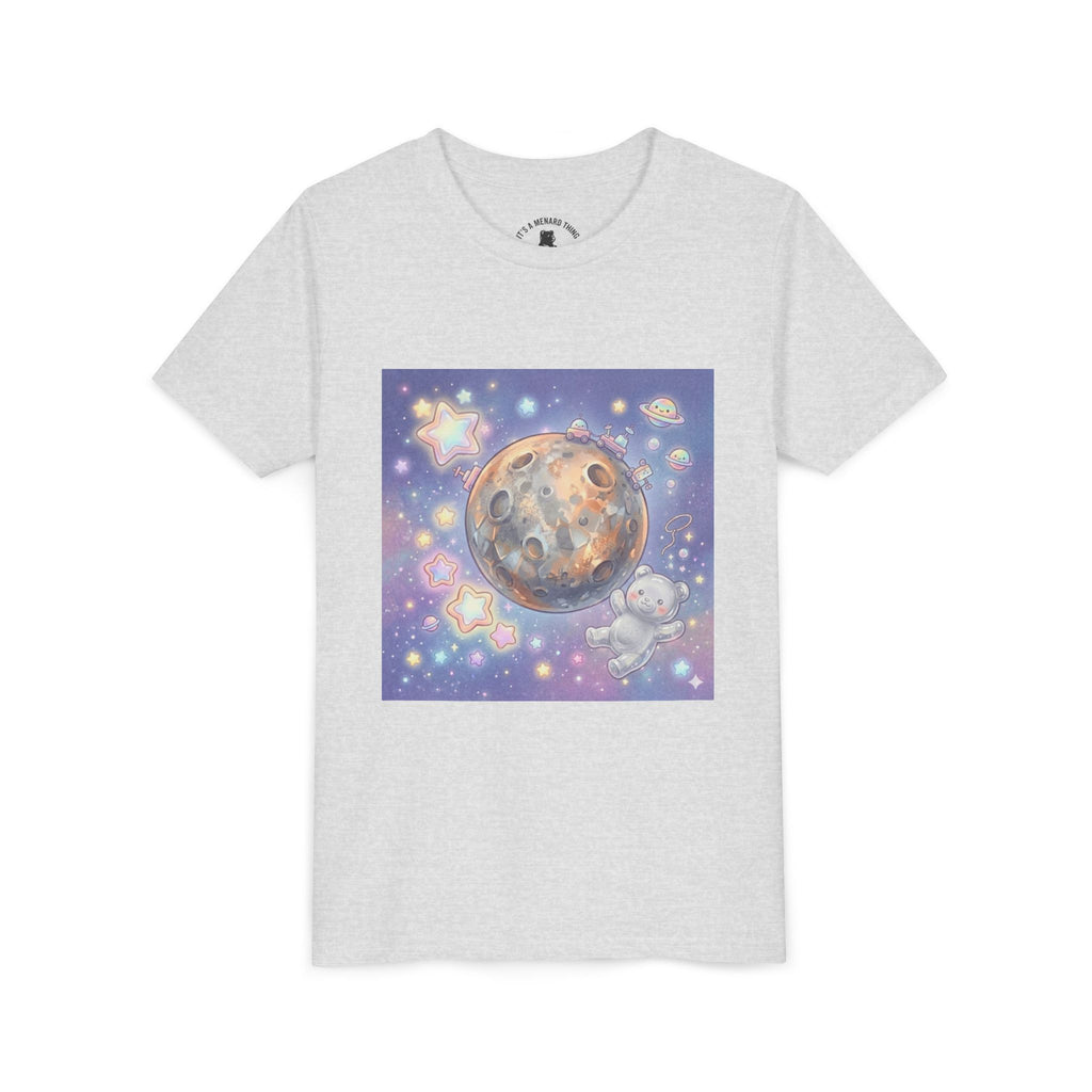 Lets Study Mercury, Silver Gooey Crystal Gummy Bear-Galaxy Graphic Youth Shirt