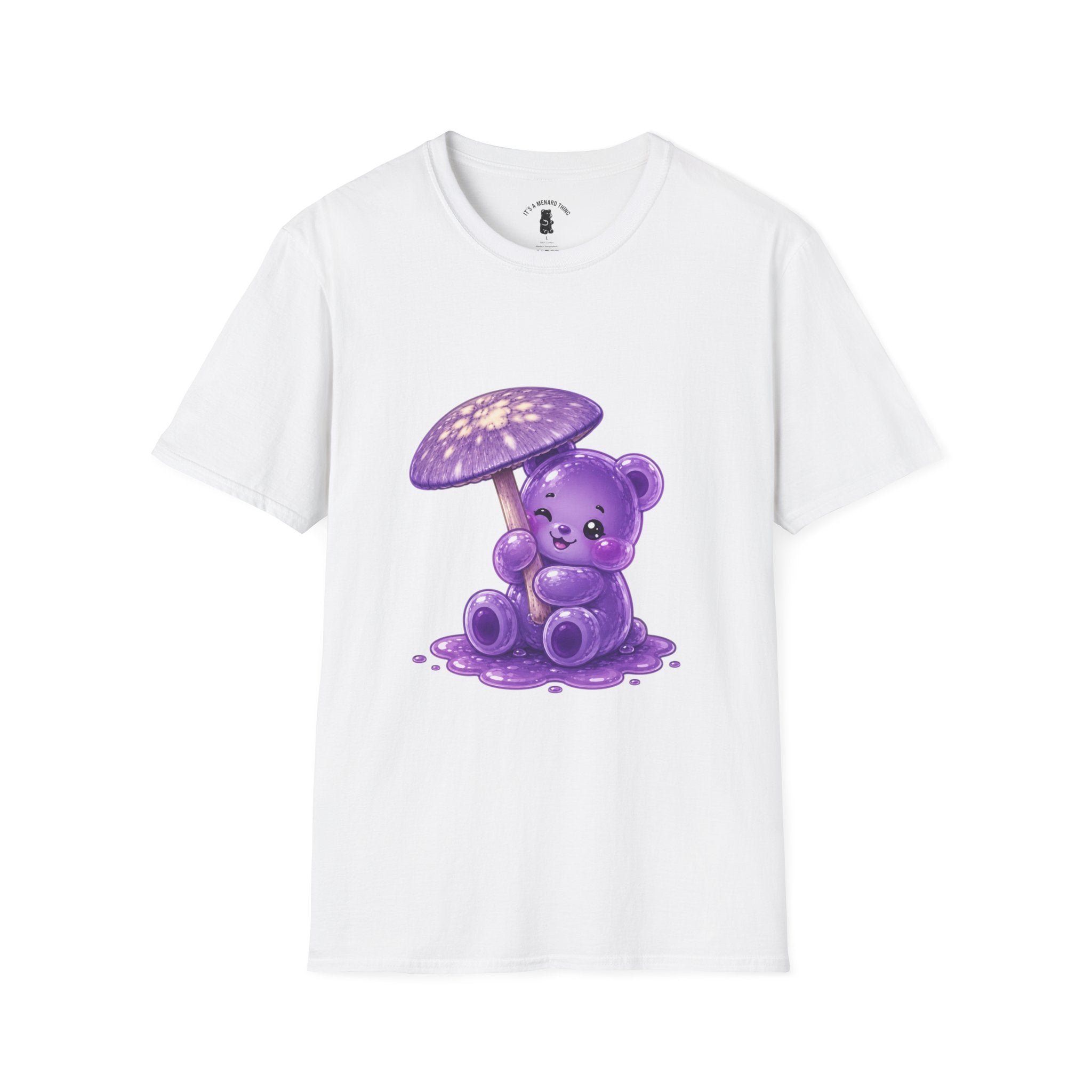 Purple Cortinarius Violaceus Mushroom Oozy Bear Special- Graphic Shirt