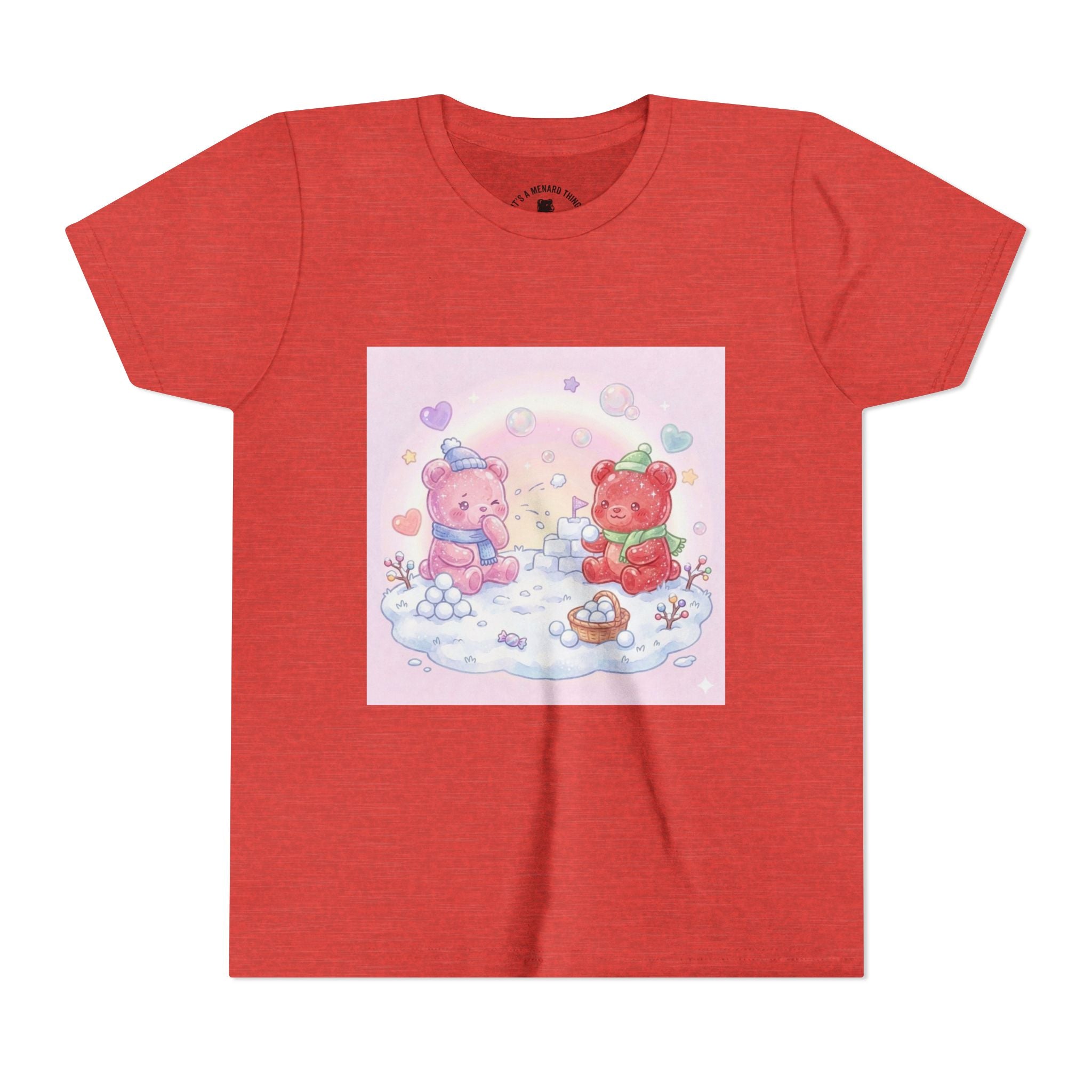 Duo Gooey Gummy Bear Snowball game T-Shirt