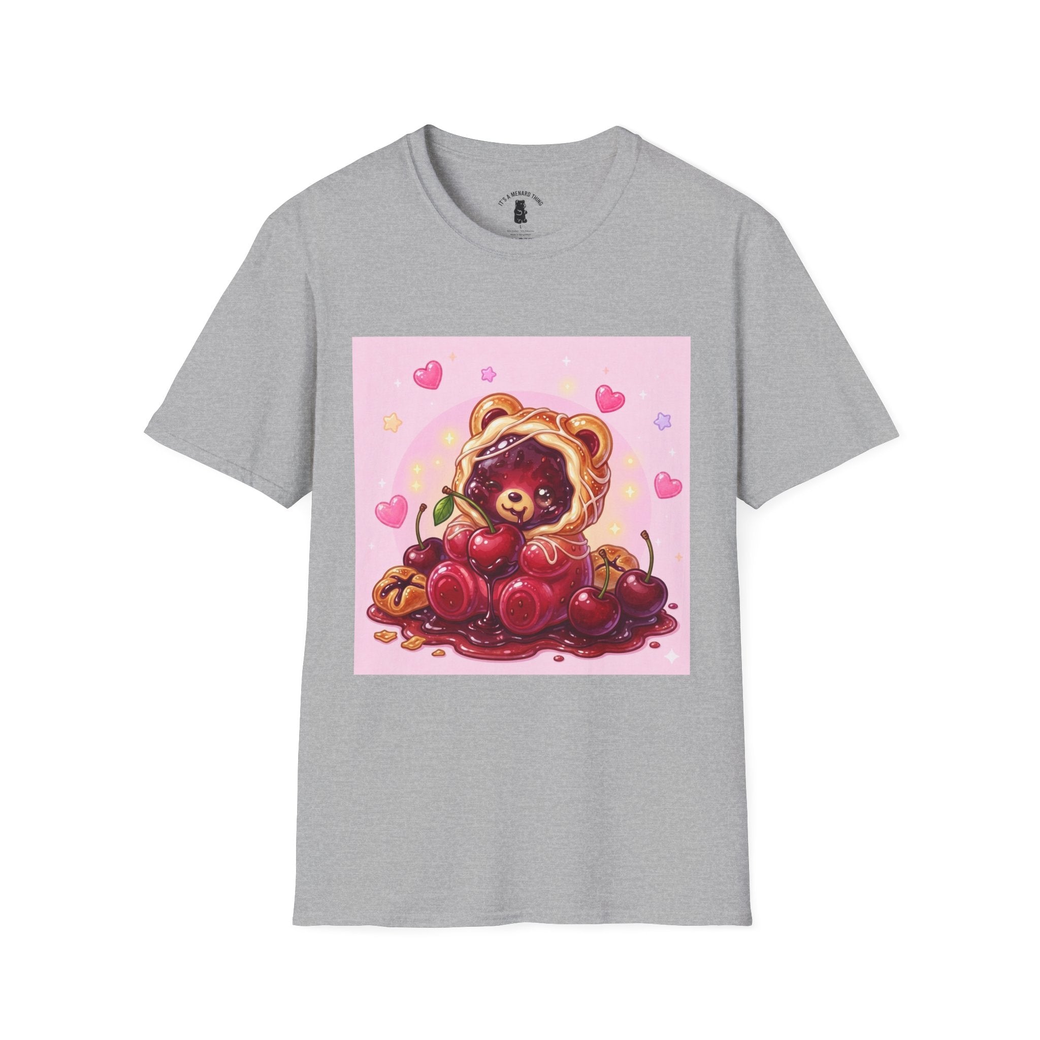 Cherry ripe Danish Gooey Gummy Bear— Kawaii Graphic Tee