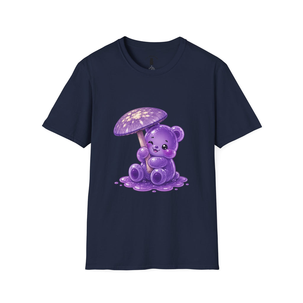 Purple Cortinarius Violaceus Mushroom Oozy Bear Special- Graphic Shirt