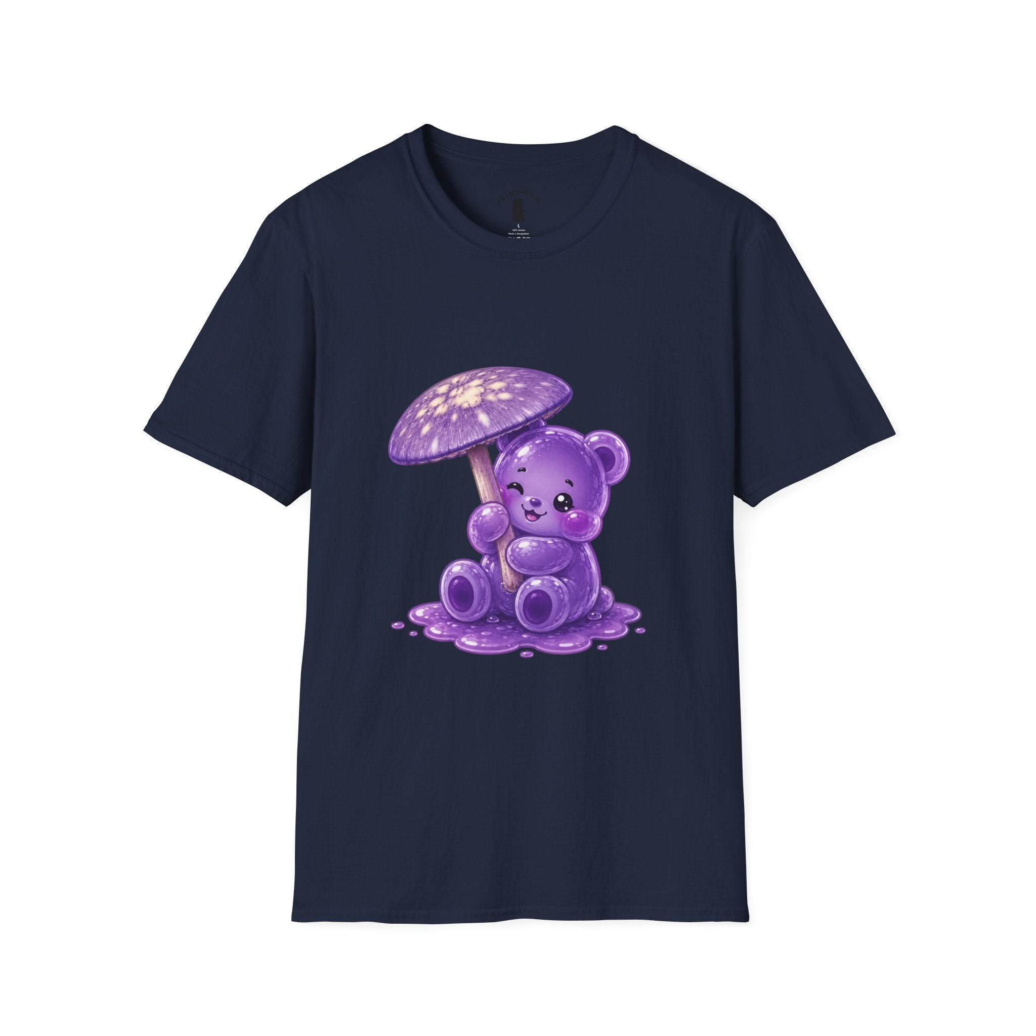 Purple Cortinarius Violaceus Mushroom Oozy Bear Special- Graphic Shirt