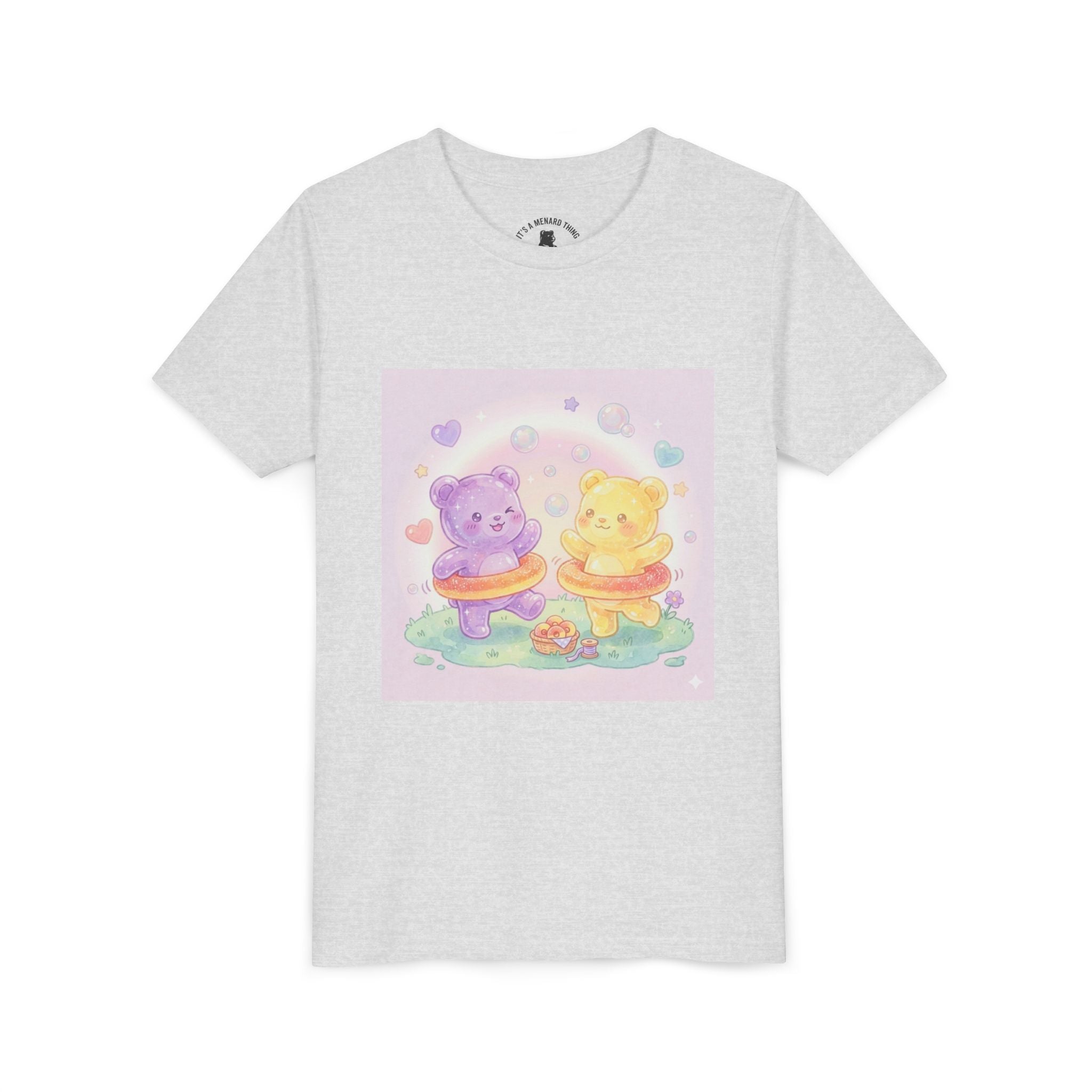 Friendship Peach ring Hula-Hoop Gooey Gummies- Graphic Kids T-Shirt