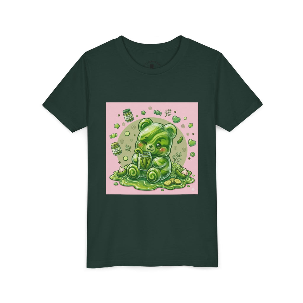 Tart Dilly Green Pickle Gooey Gummy- Graphic Youth T-Shirt