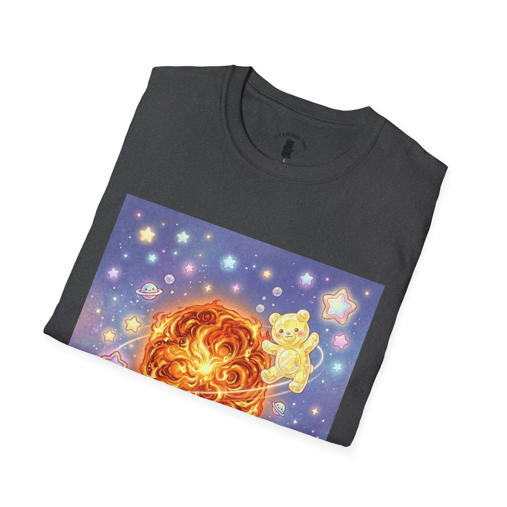 Burning Bright Sun, Yellow Crystal Gooey Gummy — Kawaii Graphic T-Shirt