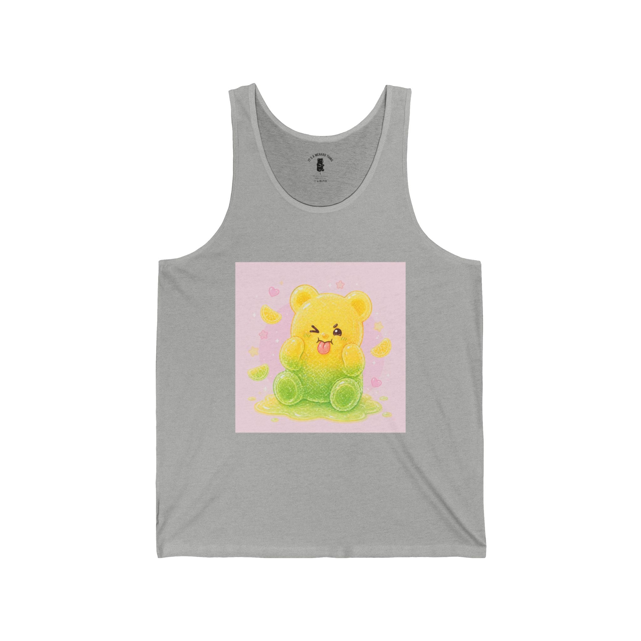 Sour Lemon & Lime Silly Gooey Gummy — Kawaii Graphic Tank Top