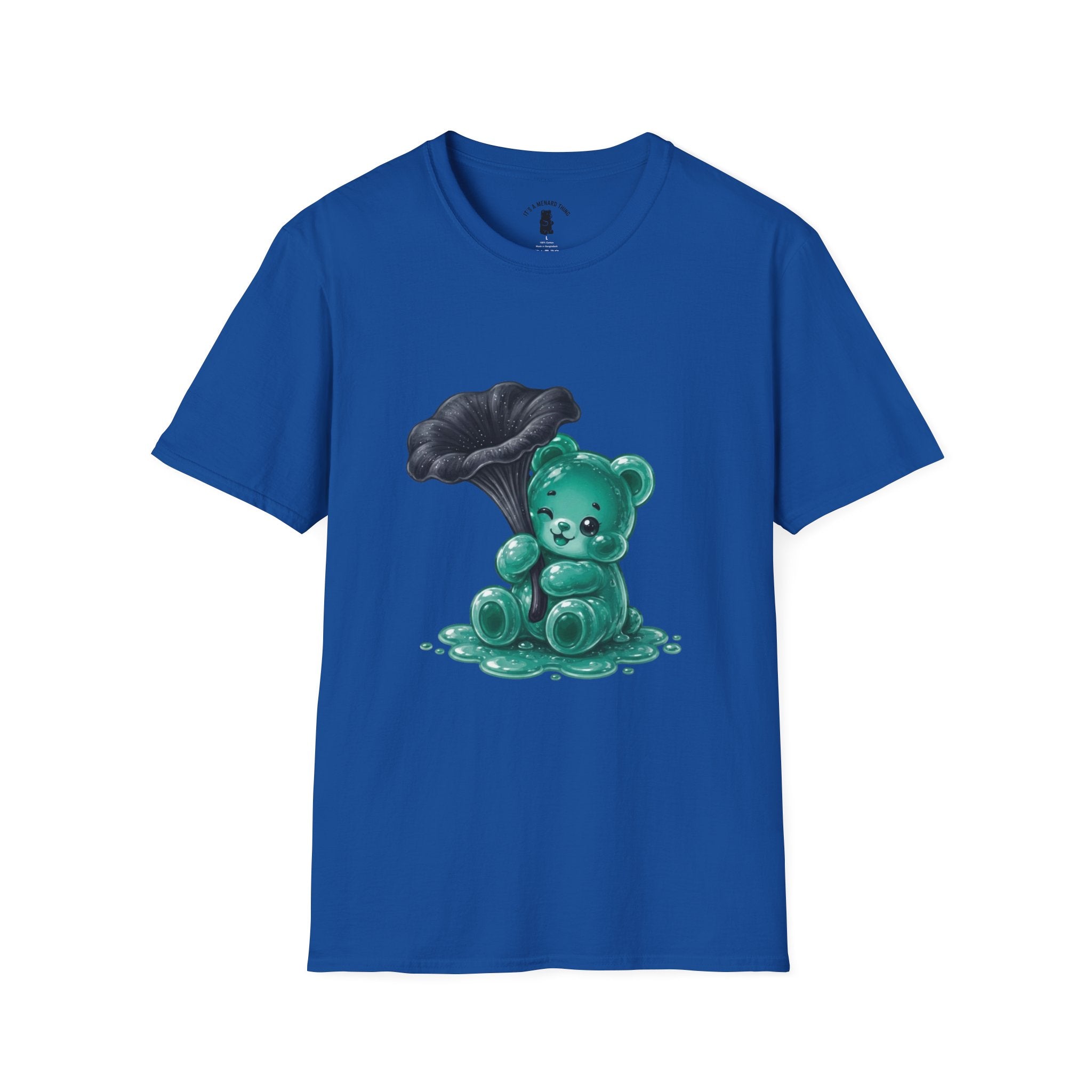 Black Trumpet Mushroom, Teal Special Oozy Bear Gummy Special- Graphic Shirt