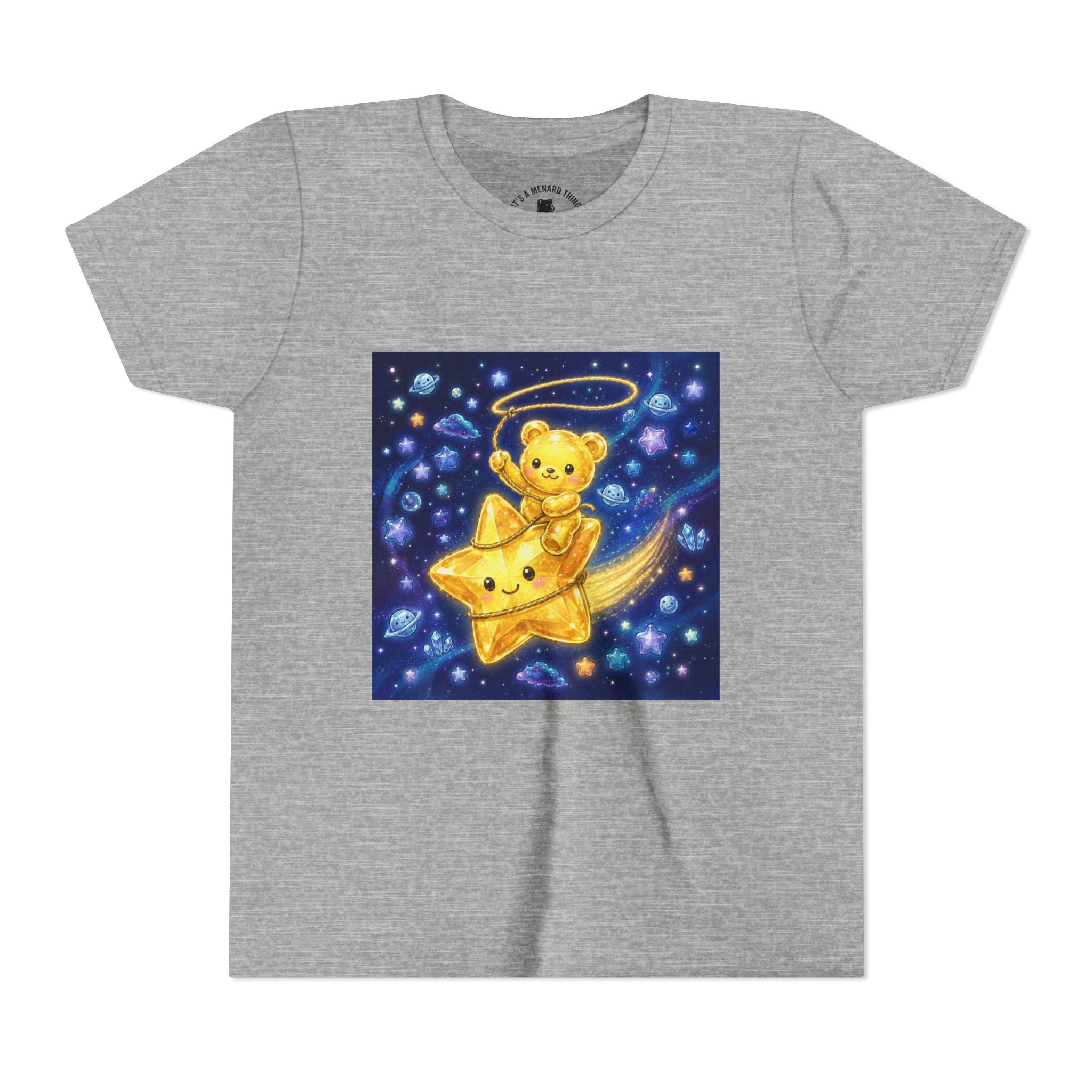 Rodeo, Giddy Up! Starlight Yellow Gooey Crystal Gummy Bear- Graphic T-Shirt