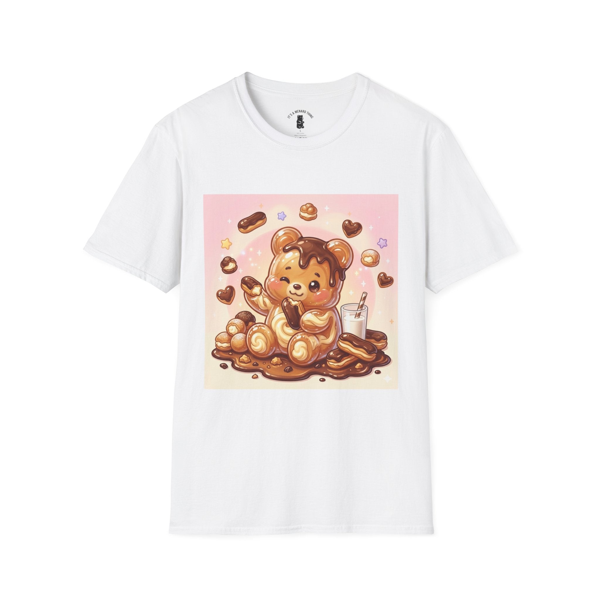 Simpley Sweet Eclair, Fudgey Oozy Bear Friend- Kawaii Graphic Shirt