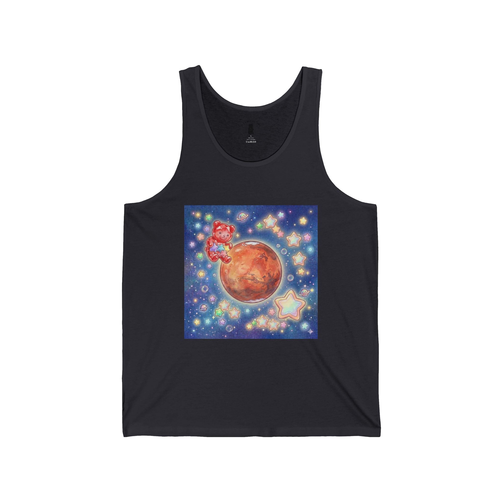 Take me To Mars Home, Special Crystal Red Gooey Gummy Bear— Kawaii Graphic Design