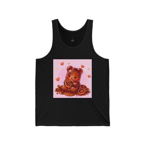 Blood Orange Cinnamon, Citrus Gooey Gummy Bear — Cute Illustration Tank Top
