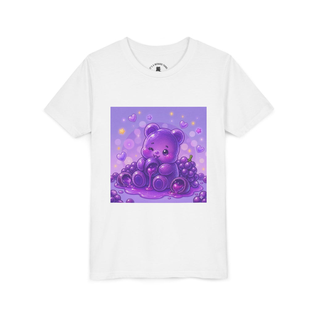 Gooey Grape Gummy Bear Cute Kids Shirt